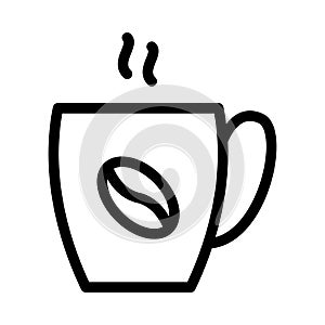 Tea vector  thin   line icon