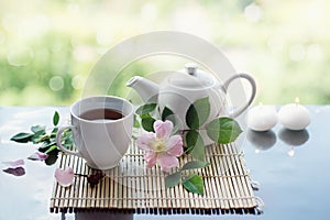 Tea with wild rose
