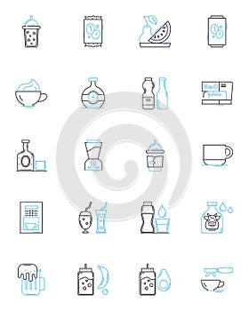 Teach and educate linear icons set. Instruct, Enlighten, Tutor, Mentor, Advise, Guide, Coach line vector and concept