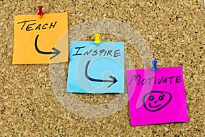 Teach inspire motivate inspiration photo