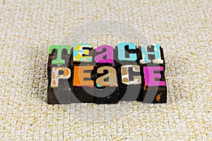 Teach peace within zen yoga education love yourself leadership harmony