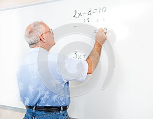 Teacher or Adult Student at Blackboard