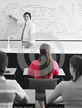 Teacher Teaching To Students In Class