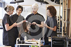 Teacher Training Mature Students In Hairdressing