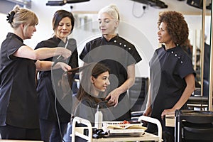 Teacher Training Mature Students In Hairdressing