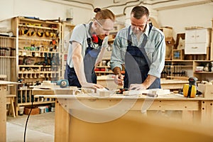 Teaching Apprentice in Joinery