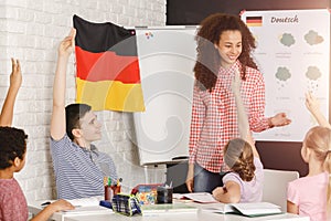 Teaching kids german