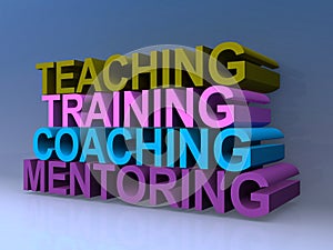 Teaching training coaching mentoring