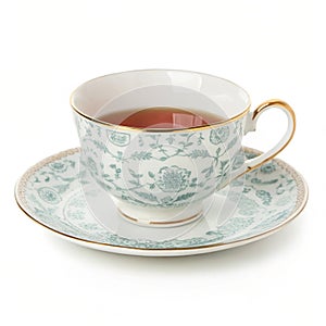 Teacup isolated on white background