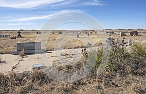 Teague Cemetery (aka Knowles Cemetery) at Hobbs, New Mexico