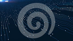 Teahnology abstract background concept