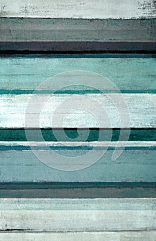 Teal and Grey Abstract Art Painting