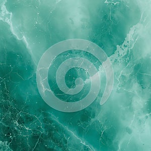 Teal Marble Texture Abstract Background