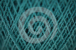 Teal Merino Fine Yarn Macro