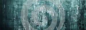 Teal Textured Wall, Distressed Paint, Grunge Background, Abstract Pattern