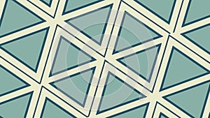 Teal Triangle Geometric Mosaic Pattern Vector, vector design Generative AI