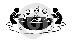 Team Brainstorming Ideas Collaborative Innovation Session, vector design Generative AI