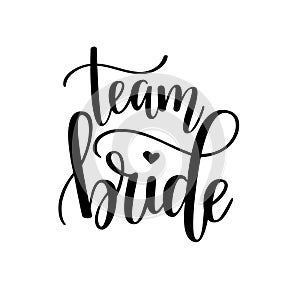 Team bride vector hen party, bachelorette wedding design