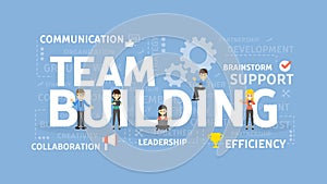 Team building concept illustration.
