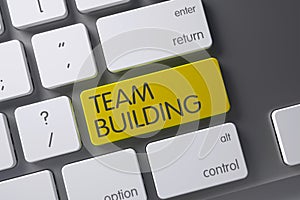 Team Building Key. 3D Illustration.