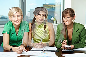 Team of businesswomen