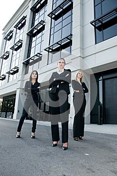 Team of businesswomen