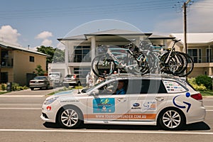 Lead car, Tour Down Under, Port Willunga section