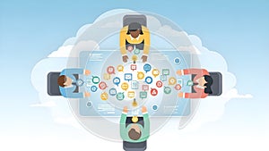 Team Collaboration on Digital Platform in Cloud Environment