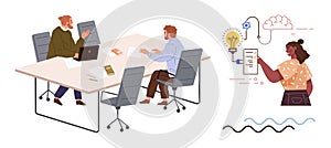 Team Collaboration and Innovative Idea Generation in a Modern Workspace