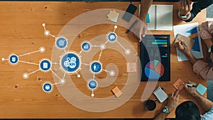 Team Collaboration on Key Performance Indicators, Strategic Planning, Data Analysis, and Visual Reporting in a Modern