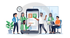 Team Collaboration on Mobile App Development