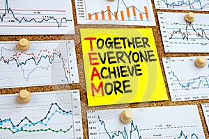Team concept:together everyone achieve more
