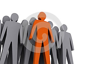 Team leader. Company boss. Teamwork.