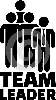 Team Leader icon with job title