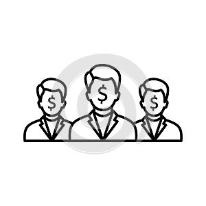 Team leader Vector Icon which can easily modify or edit