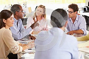 Team Meeting In Creative Office