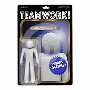 Team Player Valued Member Worker Action Figure