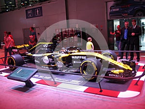 Team Renault Sport Formula One. Bolid. Moscow International Automobile Salon 2018