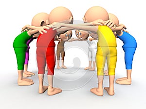 Team spirit, business debate