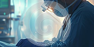 Team surgeon at work on operating in hospital.