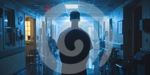 Team surgeon at work on operating in hospital.