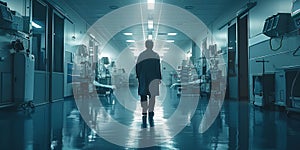 Team surgeon at work on operating in hospital.