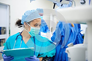 The team of surgeons