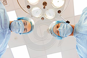 Team surgeons at work