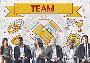 Team Teamwork Partnership Collaboration Concept