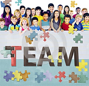 Team Teamwork Together Togetherness Unity Concept