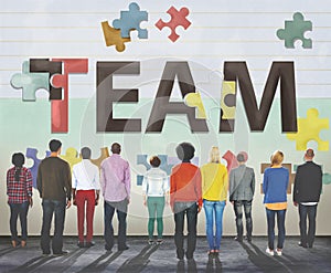 Team Teamwork Together Togetherness Unity Concept
