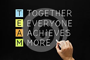 TEAM Together Everyone Achieves More