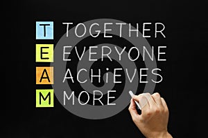 TEAM Together Everyone Achieves More photo