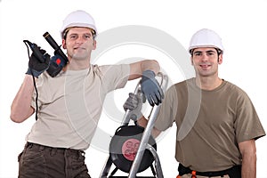 Team of tradespeople